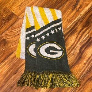 NWOT! Green Bay Packers Knit Scarf